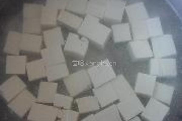 糖醋豆腐丁的做法图解4