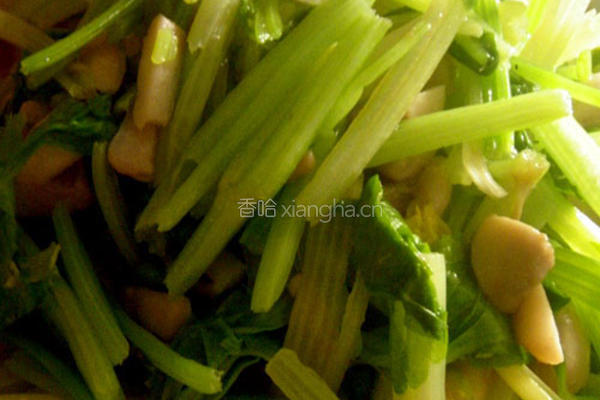 芹菜炒口蘑