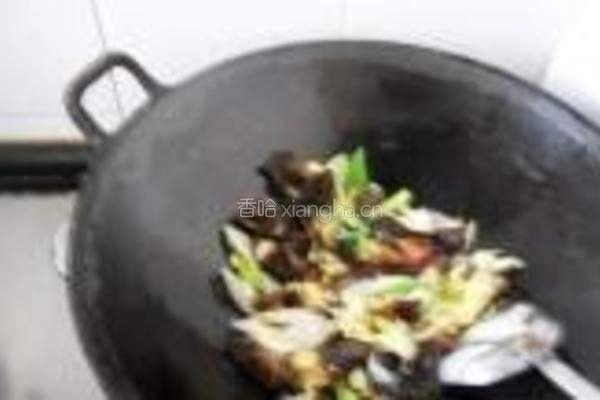 大葱木耳炒鸡蛋的做法图解6