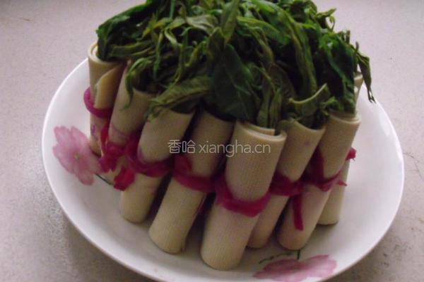 豆腐皮香椿卷