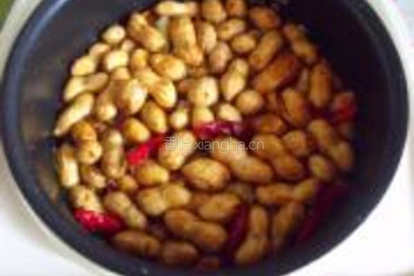 九味盐水花生的做法图解4
