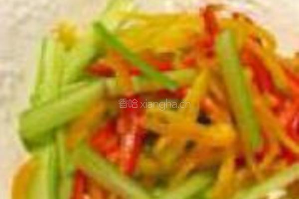 清炒甜椒土豆丝的做法图解2
