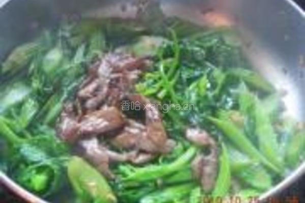 芹菜炒猪肉的做法图解5