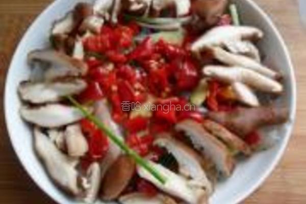 香菇剁椒蒸鳕鱼的做法图解5