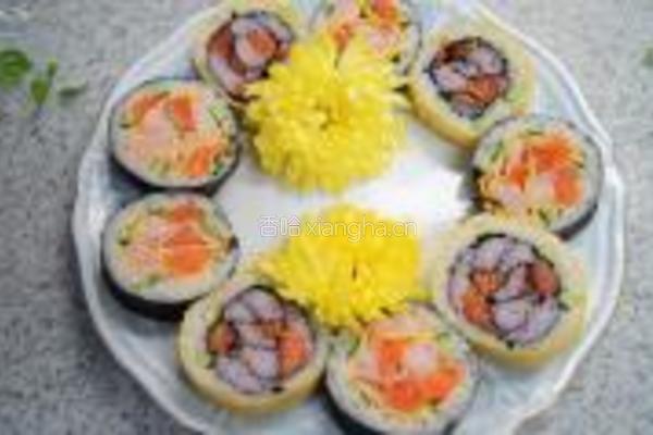 玫瑰花寿司的做法图解12