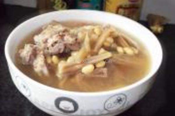 萝卜干黄豆猪骨汤的做法图解6