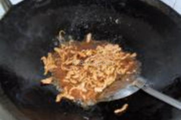 大蒜素鸡炒肉丝的做法图解5