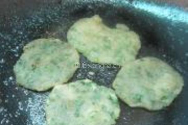 豆渣蔬菜饼的做法图解7