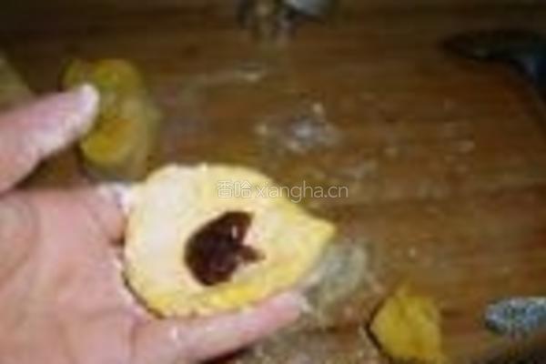 玫瑰馅南瓜饼的做法图解5