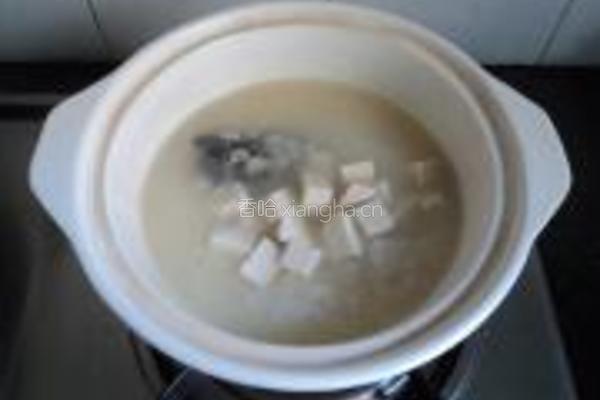 鳌花鱼豆腐粥的做法图解5