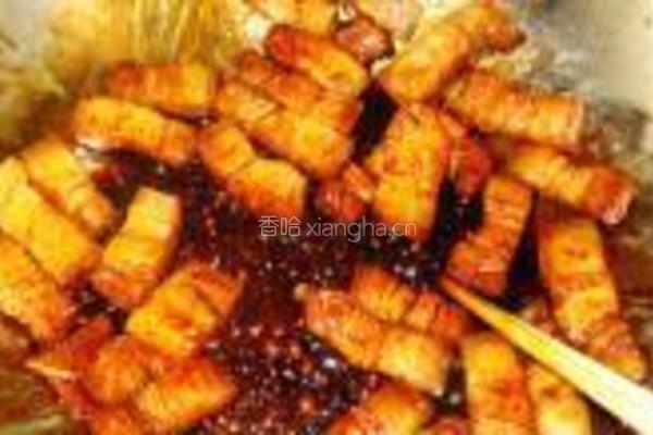 百叶结烧肉的做法图解7