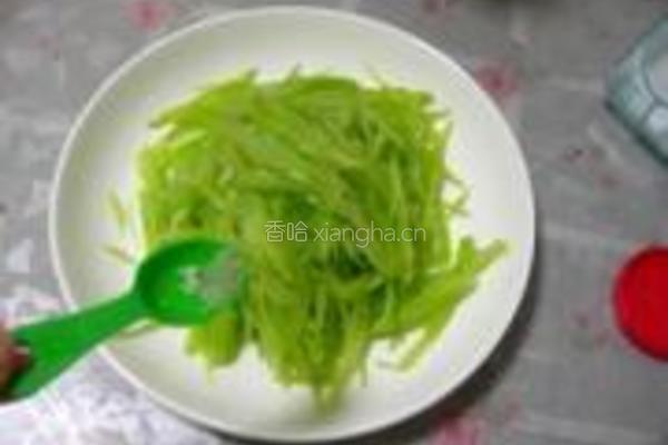 芥末笋丝的做法图解7