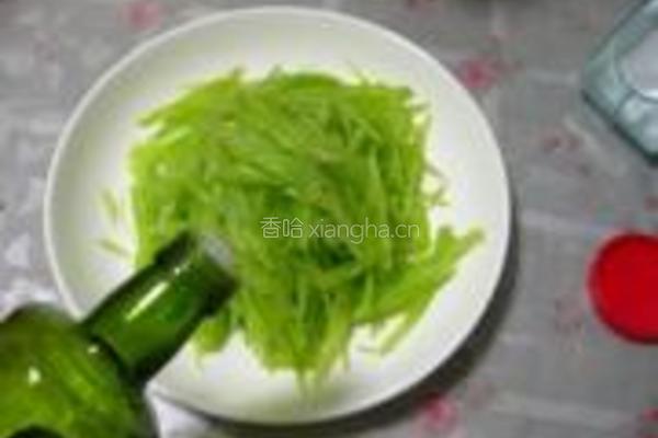 芥末笋丝的做法图解8