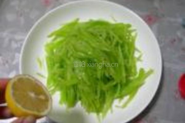 芥末笋丝的做法图解9