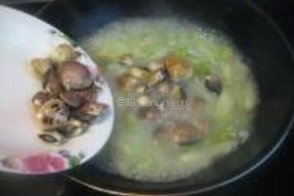 黄瓜豆瓣蛤蜊汤的做法图解5