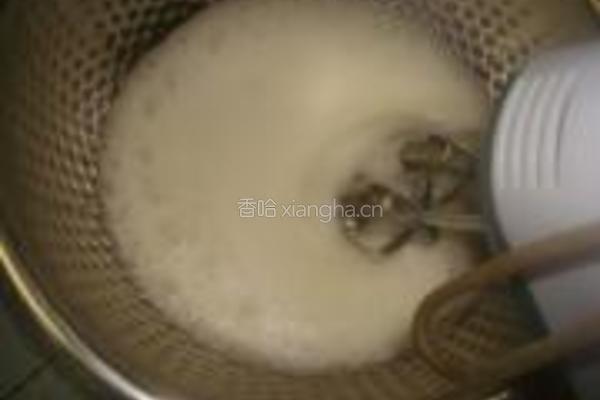 花生夹心海绵蛋糕的做法图解4
