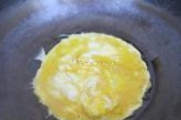 苦菊炒鸡蛋的做法图解3