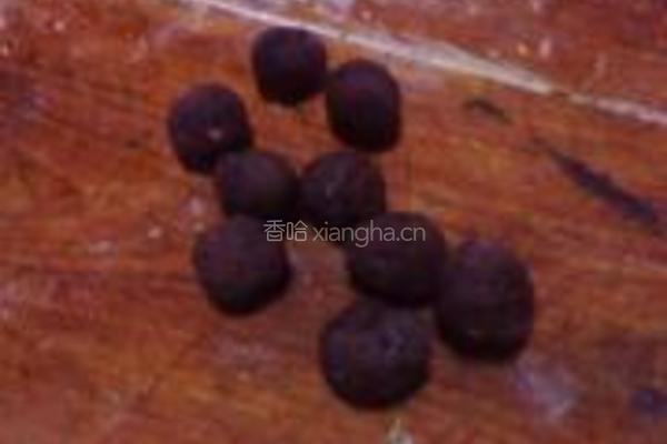 巧克力豆沙汤圆的做法图解6