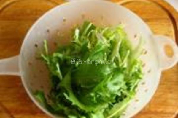 凉拌苦菊的做法图解1