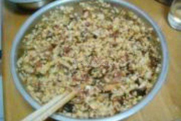 莲藕香菇肉蒸包的做法图解11