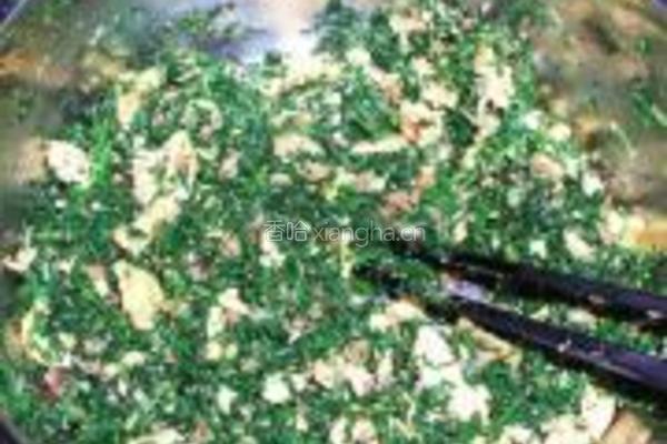 荠菜海米饺子的做法图解8
