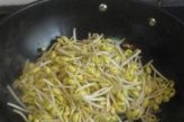素炒辣味黄豆芽的做法图解4