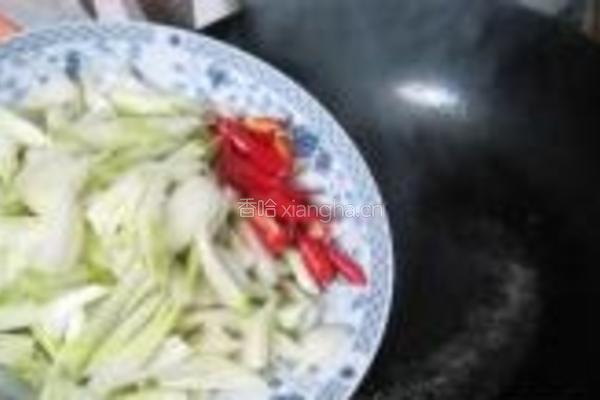 荞头炒香肠的做法图解4