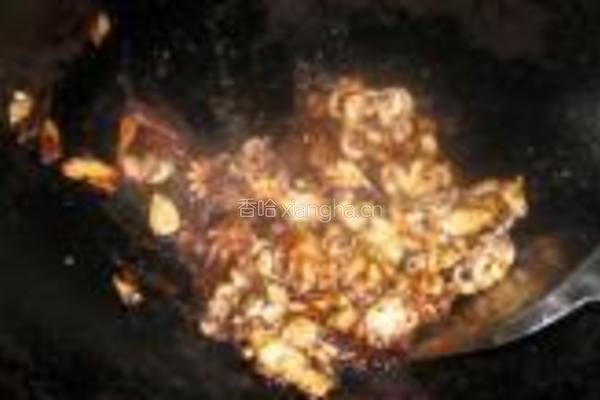 烤肉酱爆章鱼的做法图解4