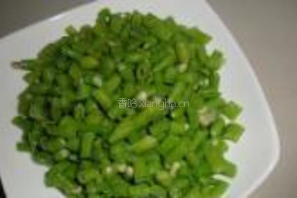 豇豆炒鸡蛋的做法图解3