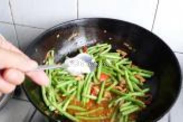 豇豆炒里脊的做法图解8