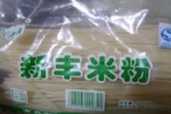 牛肉炒米粉的做法图解1