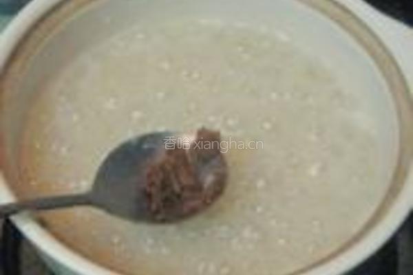 桃花红糖粥的做法图解5