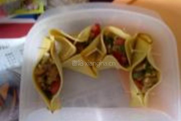 豆皮什锦包的做法图解3