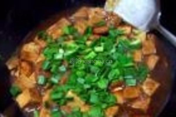 鲜虾大蒜烧豆腐的做法图解12