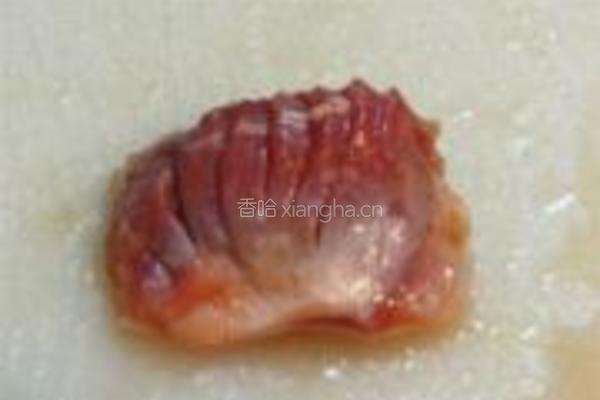 辣白菜芦笋炒鸡胗的做法图解3