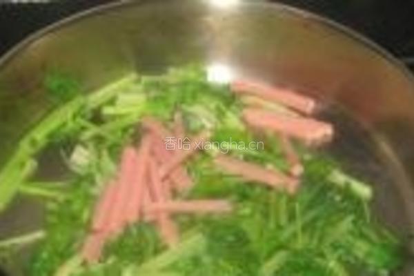 方腿肉炒芹菜的做法图解3