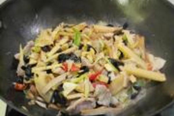 豆腐干炒乌元海参的做法图解13
