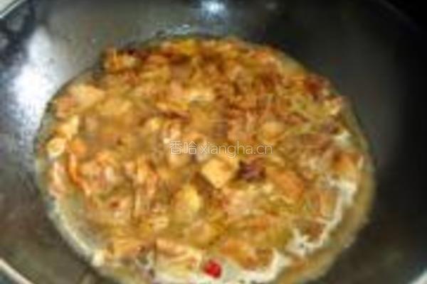 酸豆角烧鸭的做法图解8