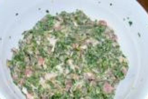 荠菜虾球的做法图解4