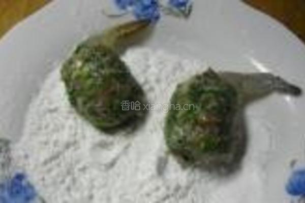 荠菜虾球的做法图解7