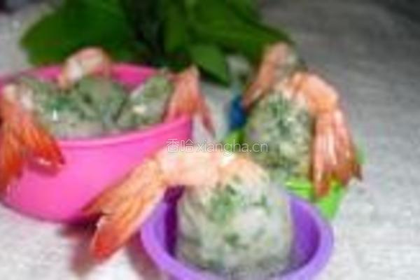 荠菜虾球的做法图解9