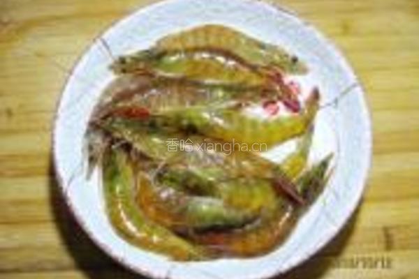 蒜蓉开片虾的做法图解1