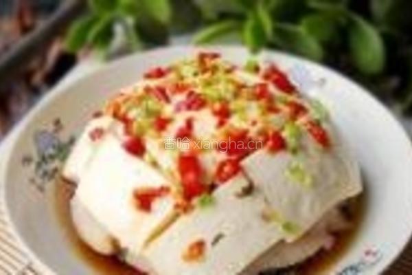 雪菜蒸鱼豆腐的做法图解16