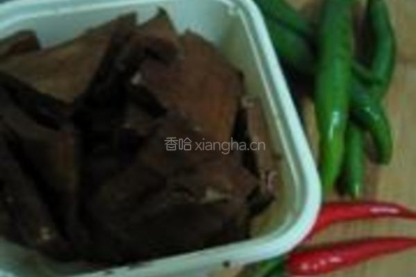 辣炒香干的做法图解1