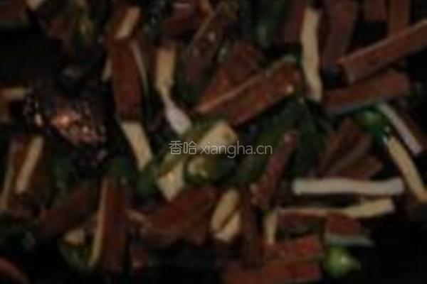 辣炒香干的做法图解5