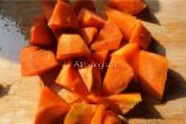 菜干红萝卜汤的做法图解2