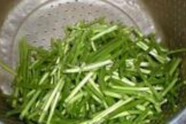 芦蒿炒腊肉的做法图解1
