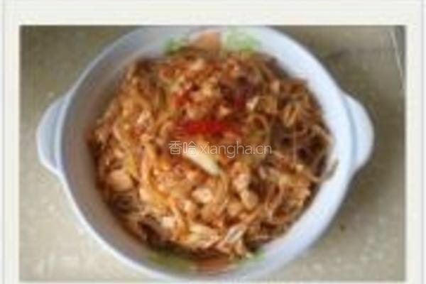 酸菜炒粉条的做法图解14