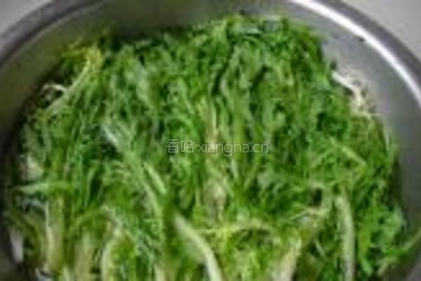 凉拌苦菊的做法图解2