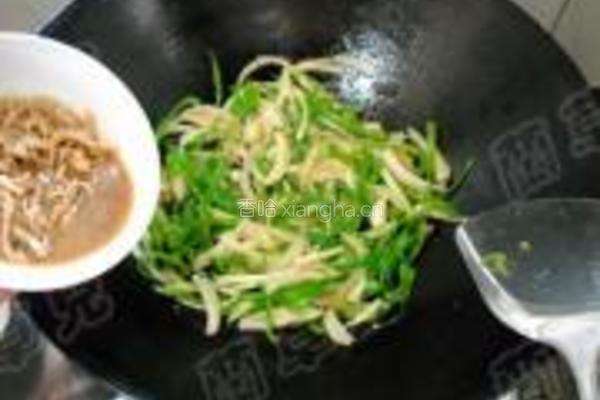 酸辣青椒肉丝的做法图解8